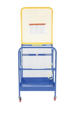 Vestil WP-3636-CA-84B-DD work platform shown from an alternate angle