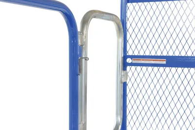 Vestil WP-4848-CA-84B-DD work platform shown from an alternate angle