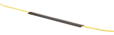 Vestil WR-24-BRN extruded aluminum hose & cable crossover shown from an alternate angle