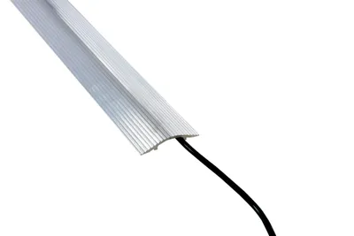Vestil WR-48 extruded aluminum hose & cable crossover shown from an alternate angle