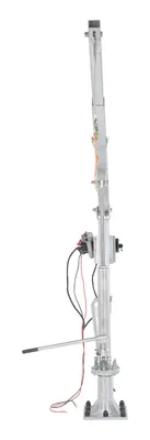 Vestil WTJ-4-G-DC winch operated truck jib crane shown from an alternate angle