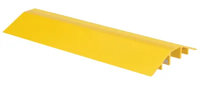 Vestil XHCR-48-Y extruded aluminum hose & cable crossover shown from an alternate angle