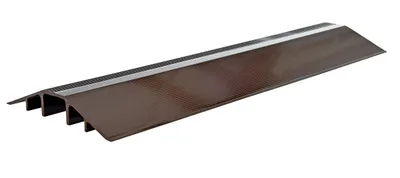 Vestil XHCR-60-BRN extruded aluminum hose & cable crossover