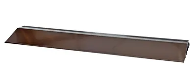 Vestil XHCR-60-BRN extruded aluminum hose & cable crossover shown from an alternate angle