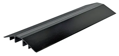 Vestil XHCR-72-BK extruded aluminum hose & cable crossover