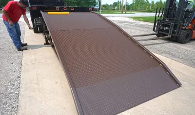Vestil YRM-05-7514 mini yard ramp shown from an alternate angle