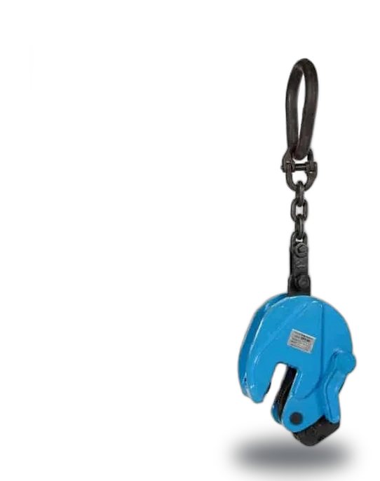 Vestil CPC-80 Steel Vertical Plate Clamp with Chain