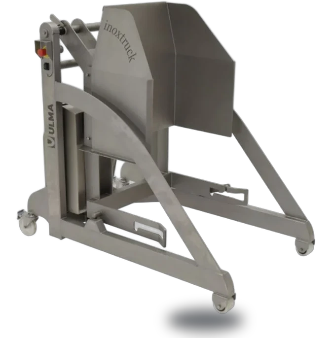 Vestil ULM-PBT-BTC-10 304L Stainless Steel DC Powered Bin Dumper