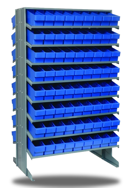 Quantum QPRD-501BL Pick Rack, 24"L x 36"W x 60"H, 800 lb capacity, Gray