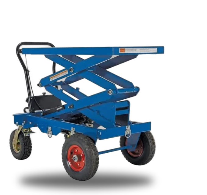 Vestil CART-PN-600-D Steel Rough Terrain Elevating Cart