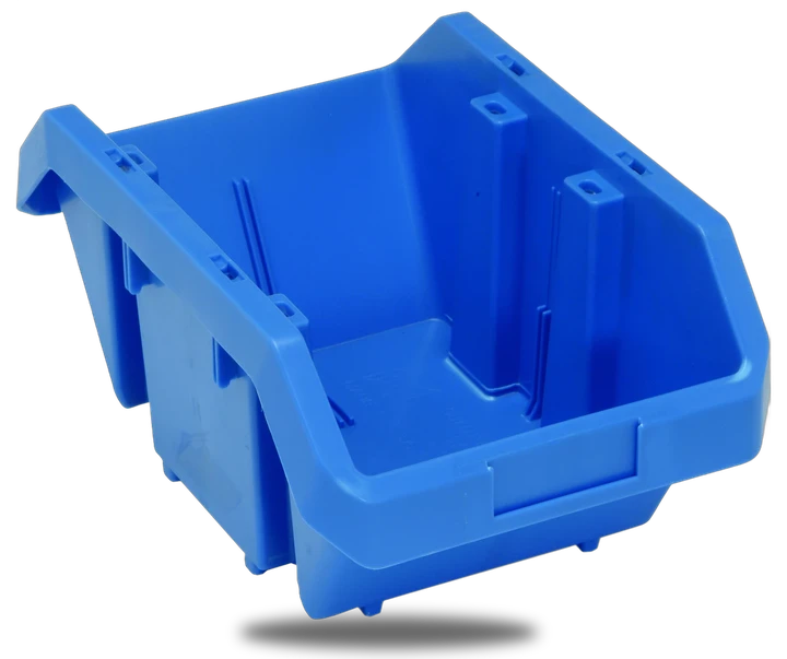 Quantum QP1496BLCS QuickPick Bin, 9-1/4"W x 14"L x 6-1/2"H, Blue, Case of 20