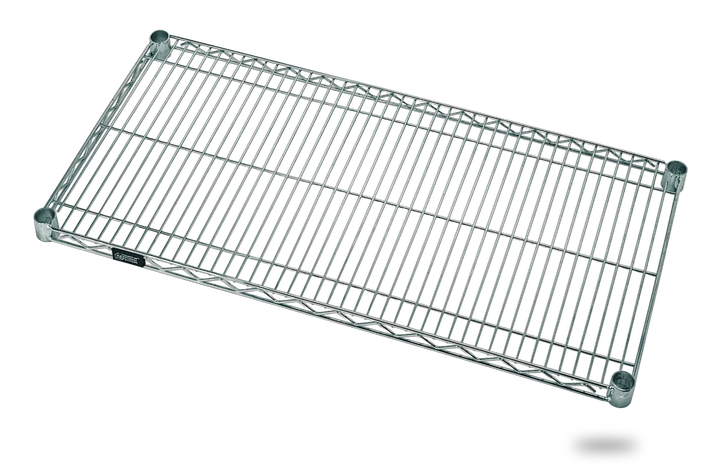 Quantum 3672S Wire Shelf, 72"W x 36"D, 600-800 lb capacity, Stainless