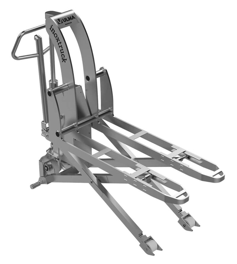 - Ulm-Htl-2149-20 High Tote Lifter Electric Stainless Steel - Material Handling