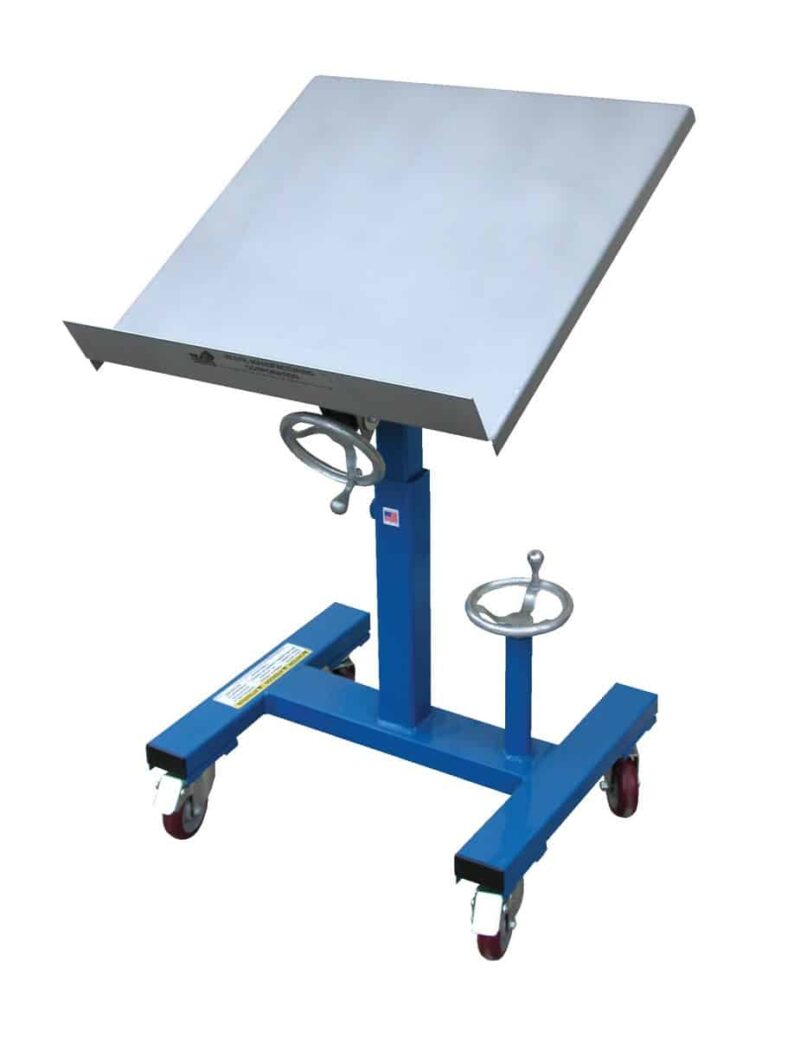 - Wt-2424 Mobile Tilting Work Table 300 Lb 24 X 24 - Material Handling