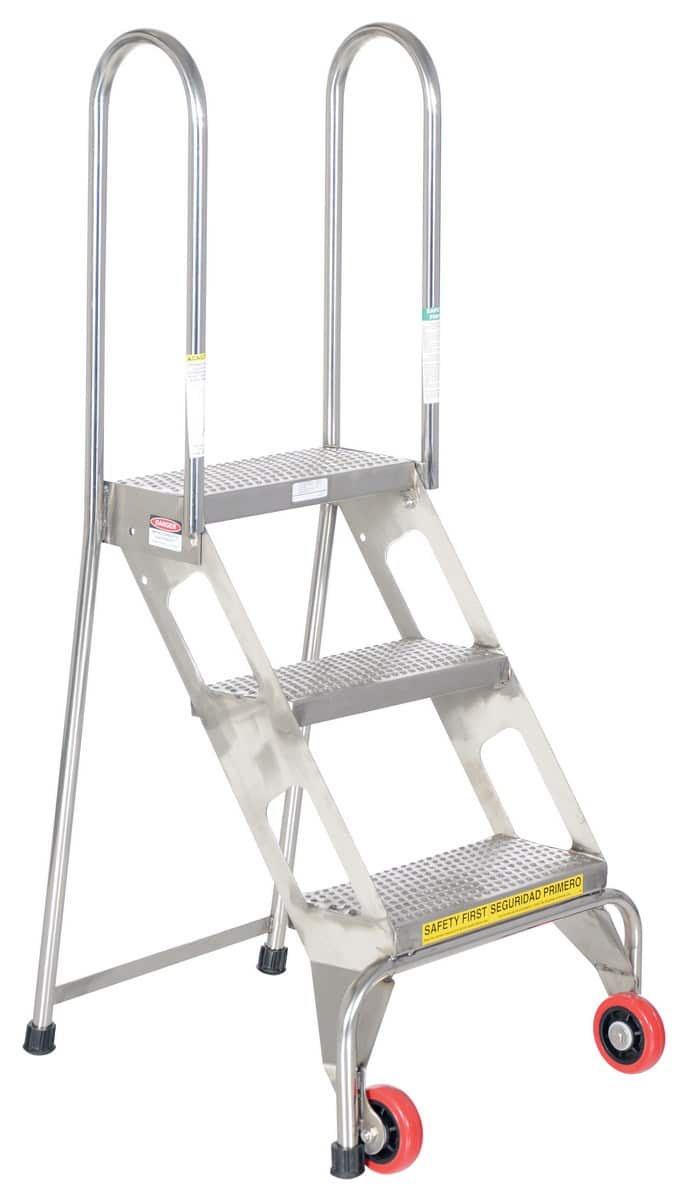 - Lad-Fm-96 Folding Mezzanine Ladder 96 In - Material Handling