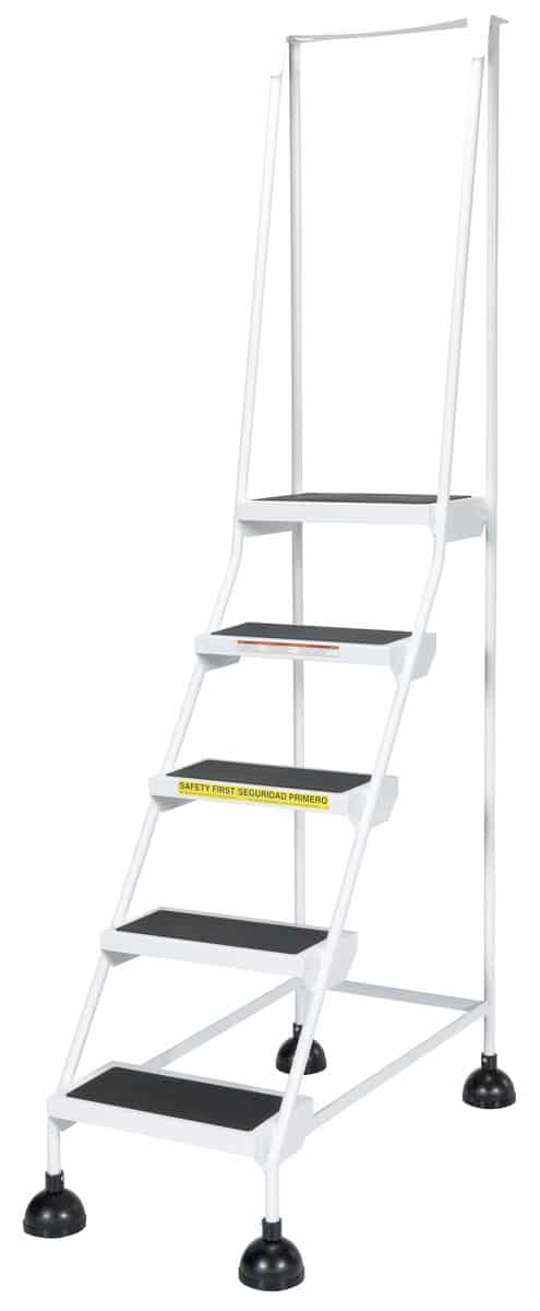 Vestil Lad-5-W Steel Commercial Spring Loaded Ladders - Vestil Lad-5-W Steel Commercial Spring Loaded Ladders - Material Handling
