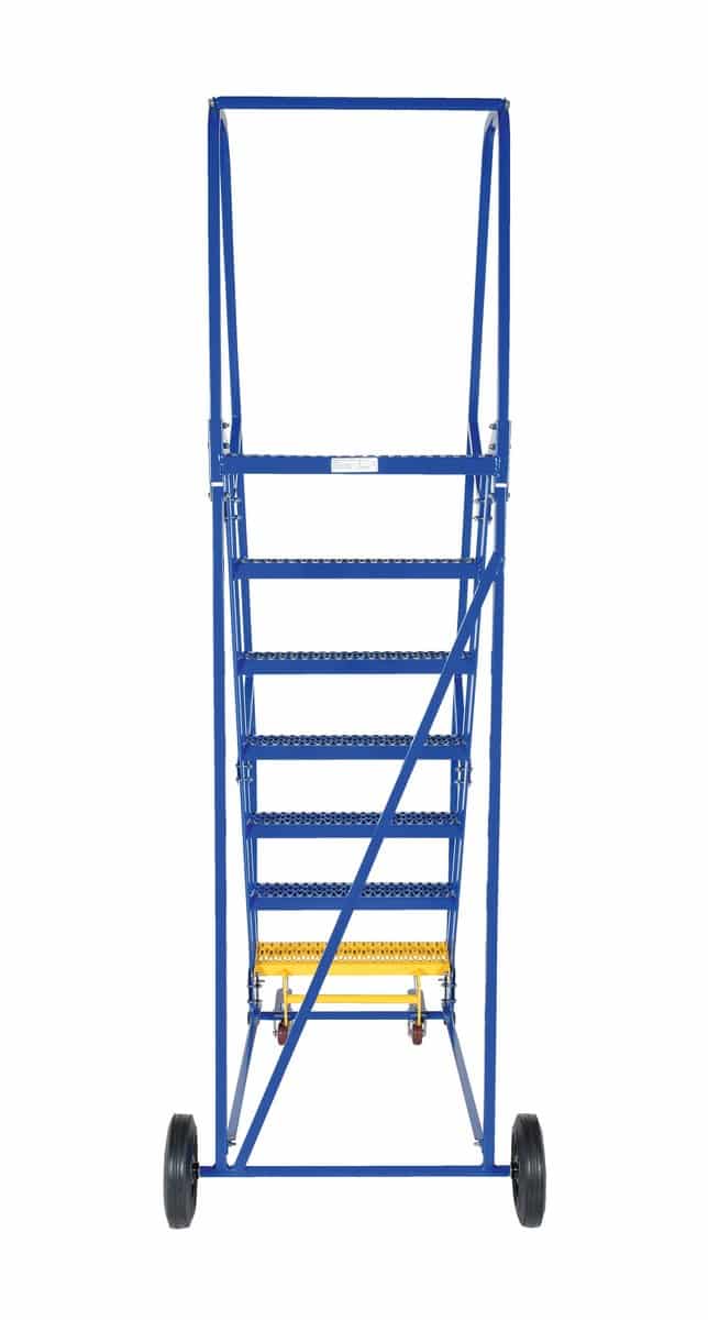 - Lad-7-14-G Warehouse Ladder 58 Deg Grip 7 Stp 14 In - Material Handling