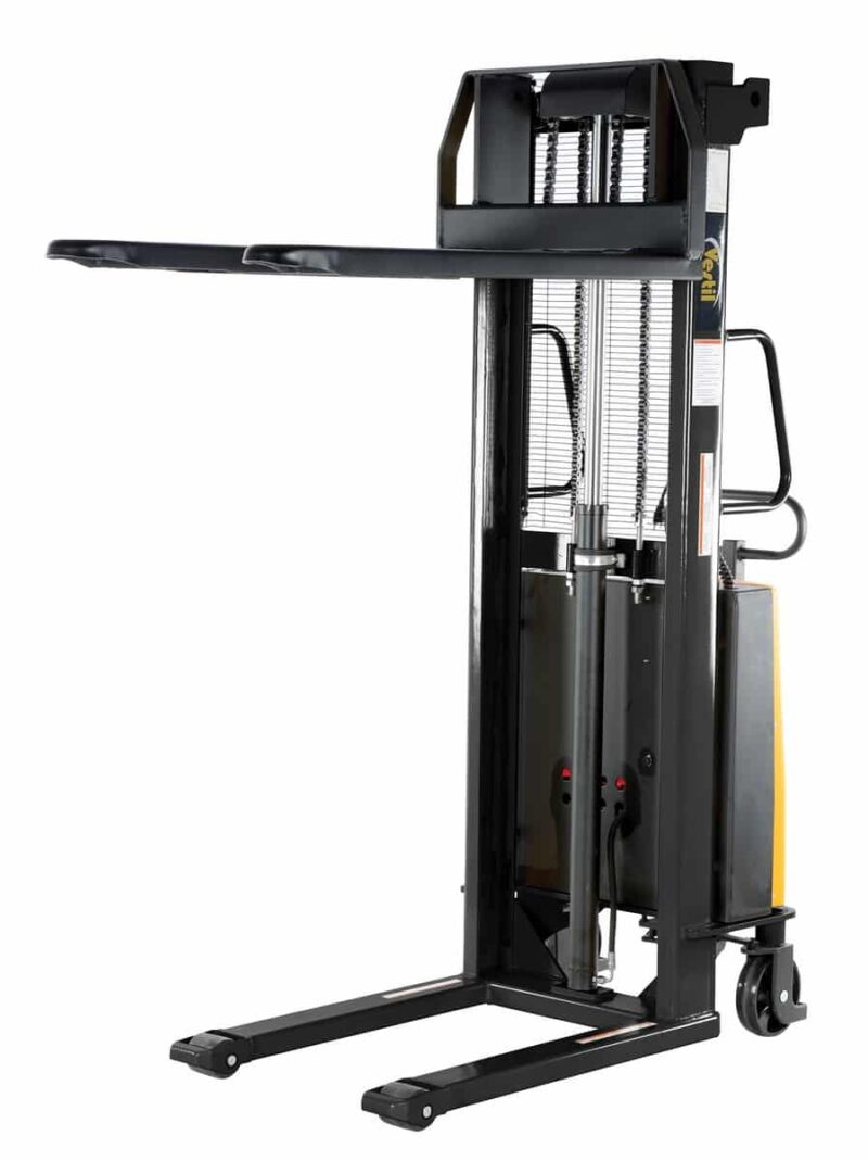 Vestil Sl-63-Ff Steel Fixed Stacker With Powered Lift - Vestil Sl-63-Ff Steel Fixed Stacker With Powered Lift - Material Handling