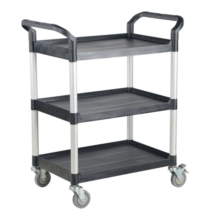 Vestil Csc-L Steel Commercial Cart 3 Shelves And No Panels - Vestil Csc-L Steel Commercial Cart 3 Shelves And No Panels - Material Handling