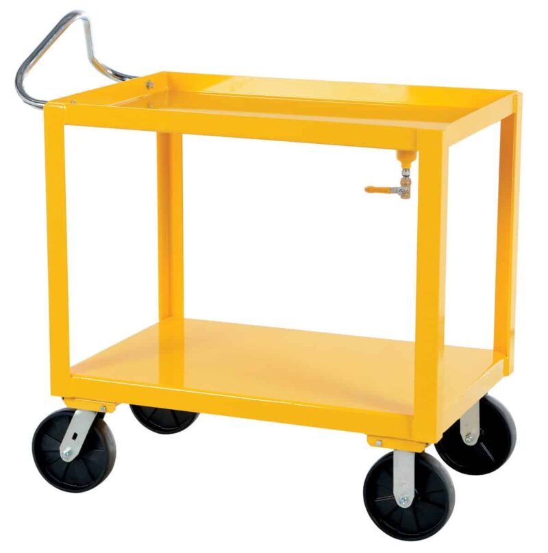 - Dh-Ph4-3448-D Ergo Handle Cart W/Drain 34X48 Yellow - Material Handling
