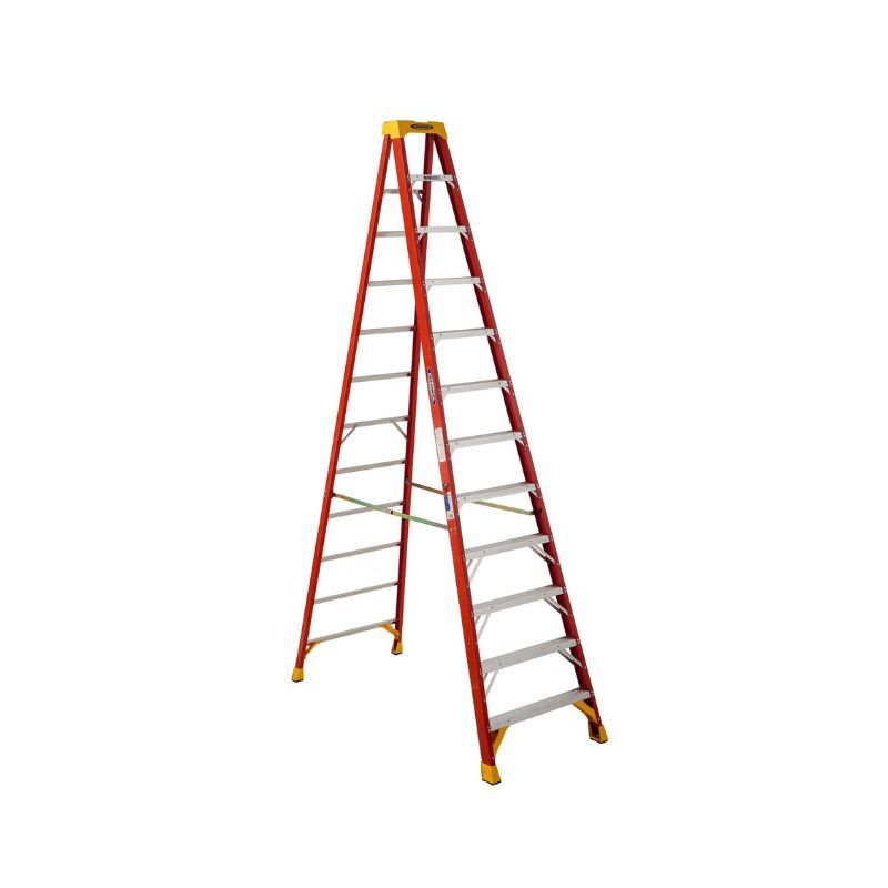 Vestil FBSL-12 Fiberglass Step Ladder