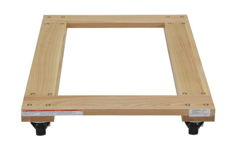 - Hdof-2436-9 Hardwood Dolly Open Deck 0.9K Lb 24 X 36 - Material Handling