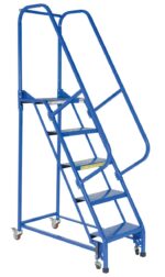 Vestil LAD-PW-18-5-P Steel Standard Slope Ladder