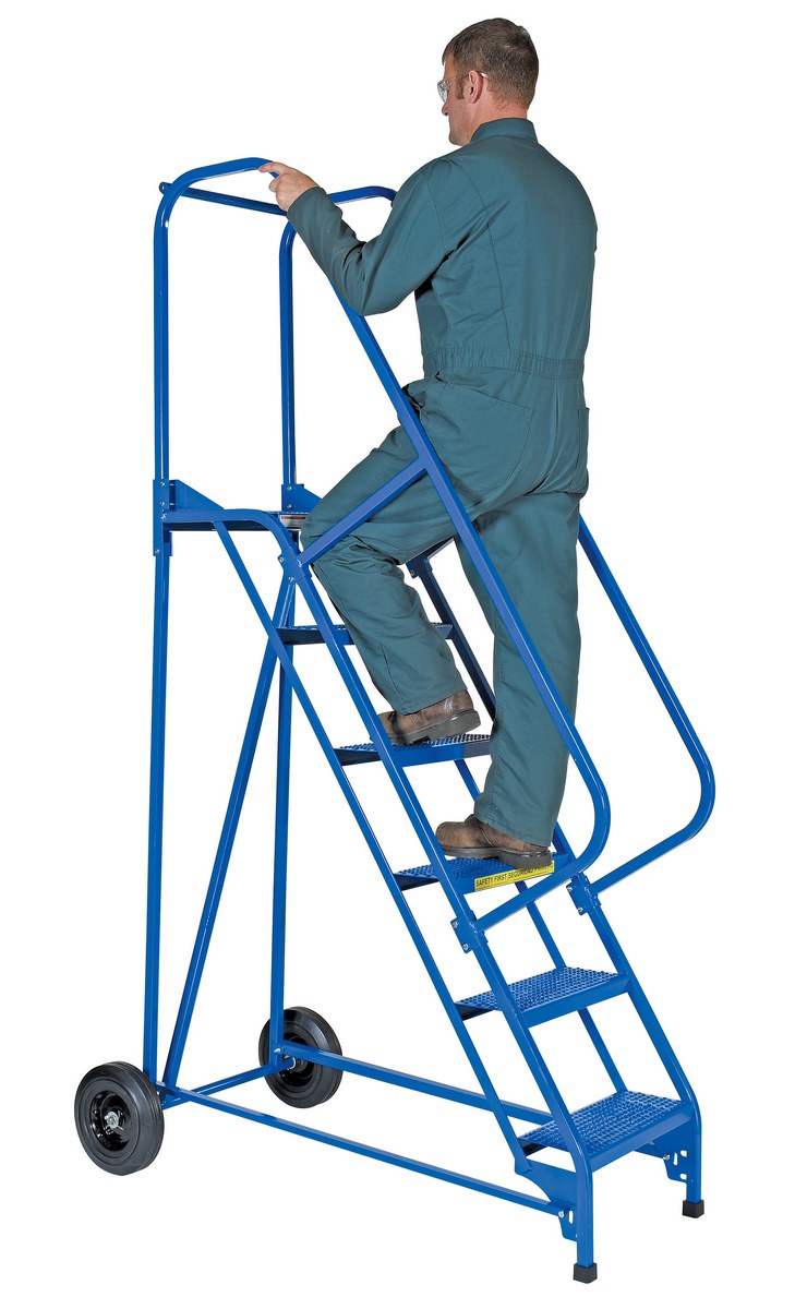 Vestil Lad-Raf-6-P Steel Roll-A-Fold Ladder