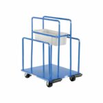 Vestil PRCT Steel Panel Cart With Glass Filled Nylon Casters