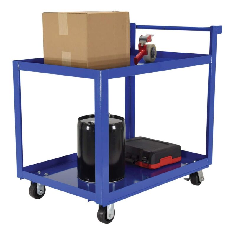 - Scs2-2840 Steel Service Cart Two 28 X 40 Shelves - Material Handling