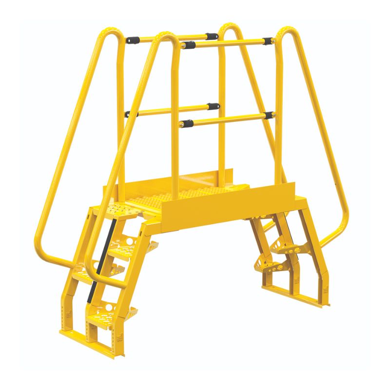 Vestil COLA-2-68-44 Steel Alternating Crossover Ladder