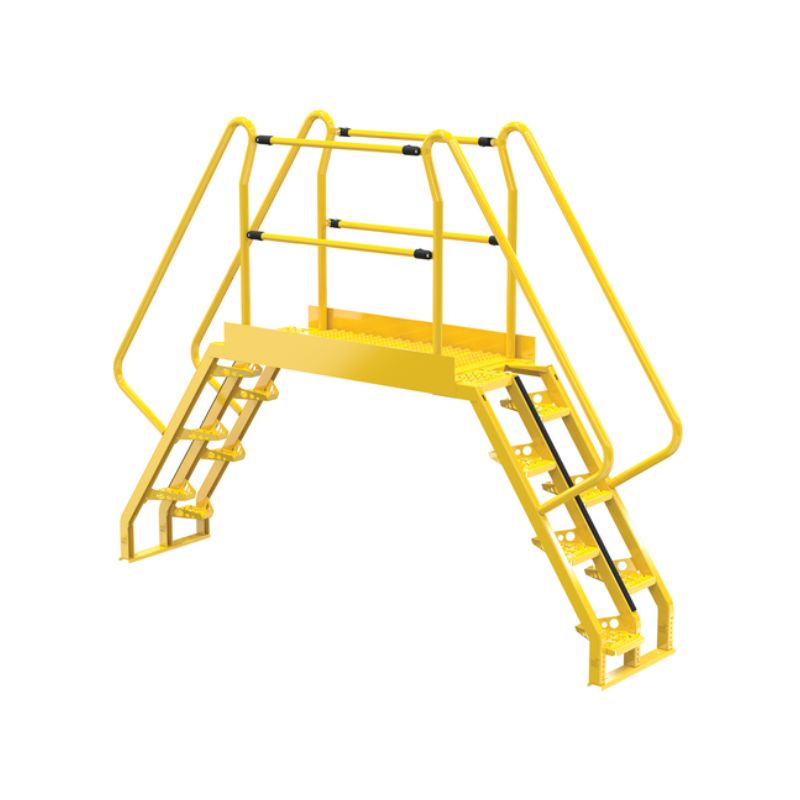 Vestil COLA-4-56-56 Steel Alternating Crossover Ladder