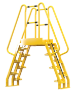 Vestil COLA-4-68-20 Steel Alternating Crossover Ladder