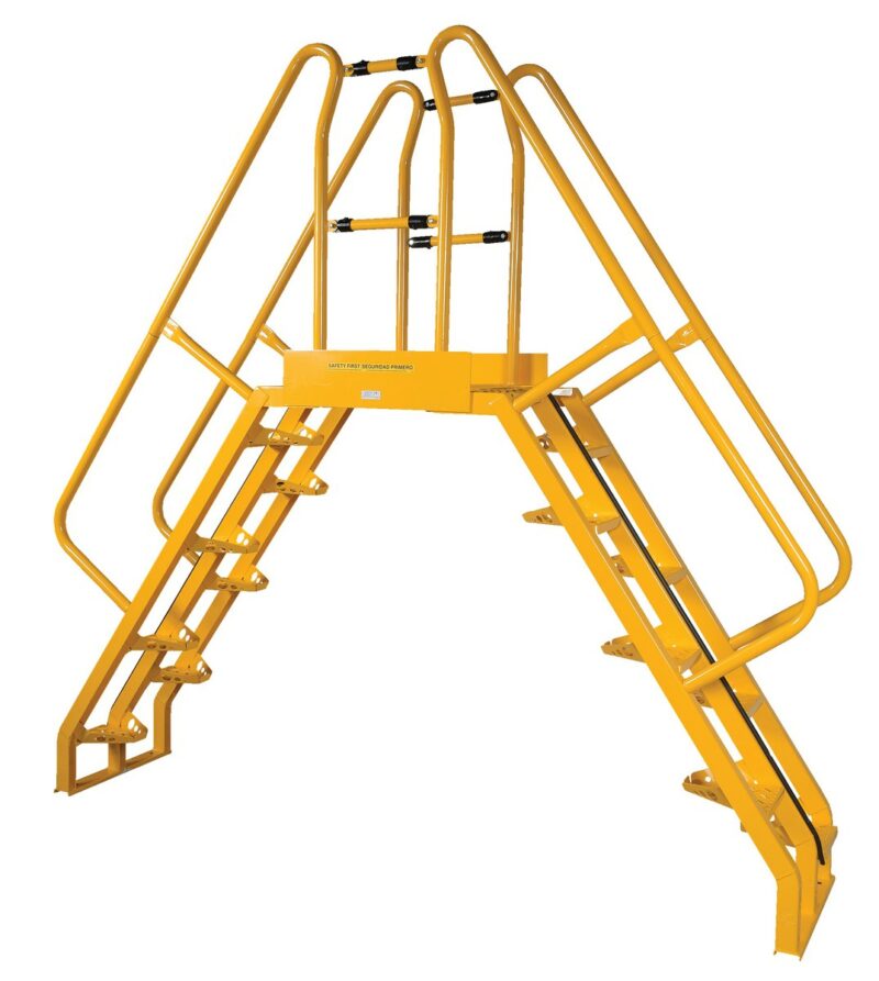 Vestil Cola-5-56-20 Steel Alternating Crossover Ladder