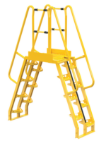 Vestil COLA-5-68-20 Steel Alternating Crossover Ladder