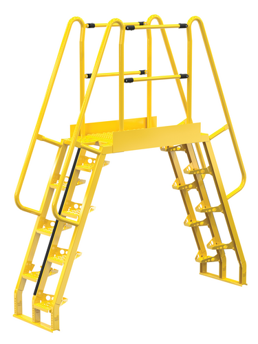 Vestil Cola-5-68-44 Steel Alternating Crossover Ladder