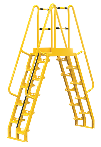Vestil Cola-6-68-20 Steel Alternating Crossover Ladder