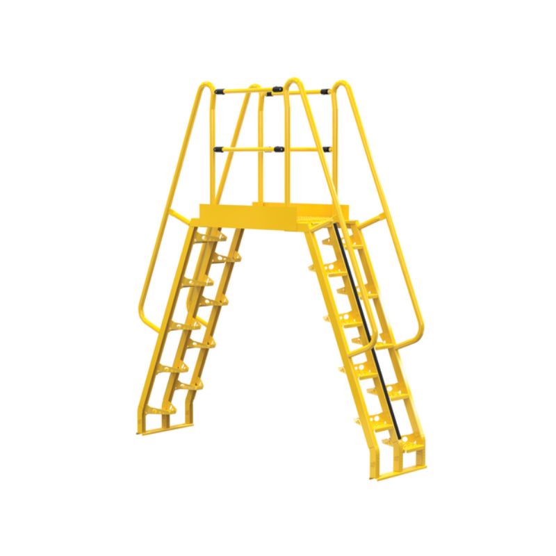 Vestil COLA-6-68-44 Steel Alternating Crossover Ladder