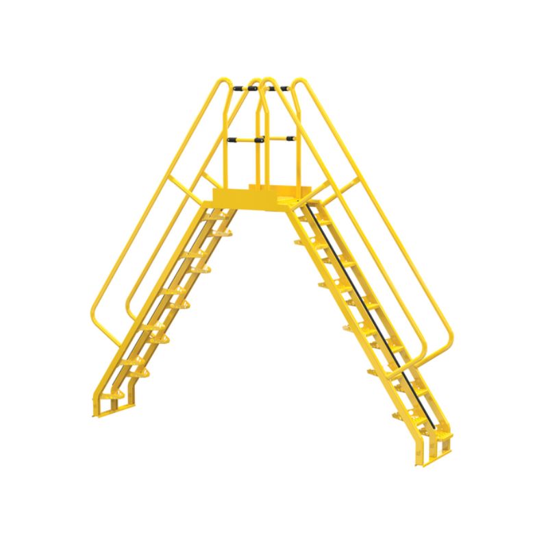 Vestil COLA-7-56-20 Steel Alternating Crossover Ladder