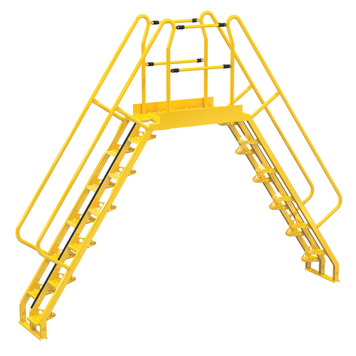 Vestil Cola-7-56-44 Steel Alternating Crossover Ladder