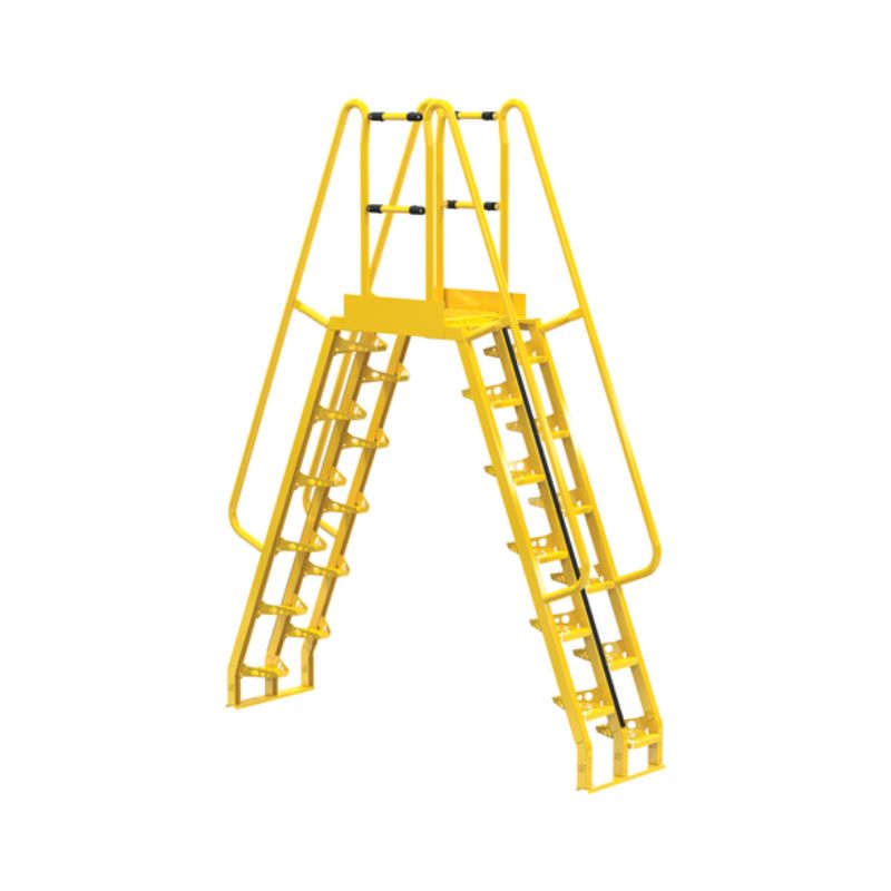 Vestil COLA-7-68-20 Steel Alternating Crossover Ladder