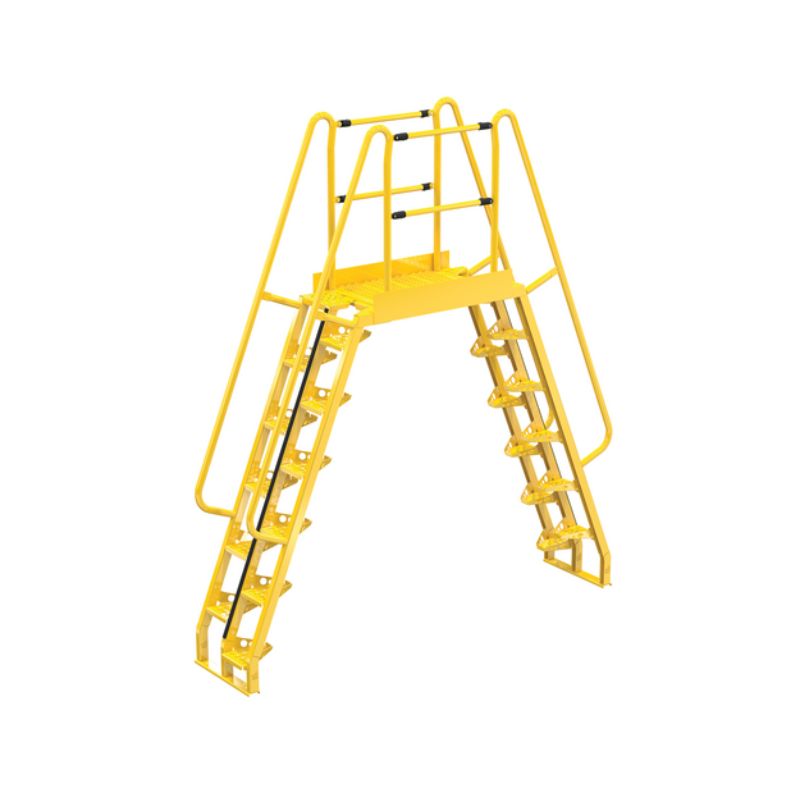 Vestil Cola-7-68-44 Steel Alternating Crossover Ladder