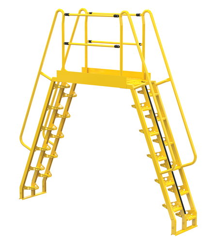 Vestil Cola-7-68-56 Steel Alternating Crossover Ladder