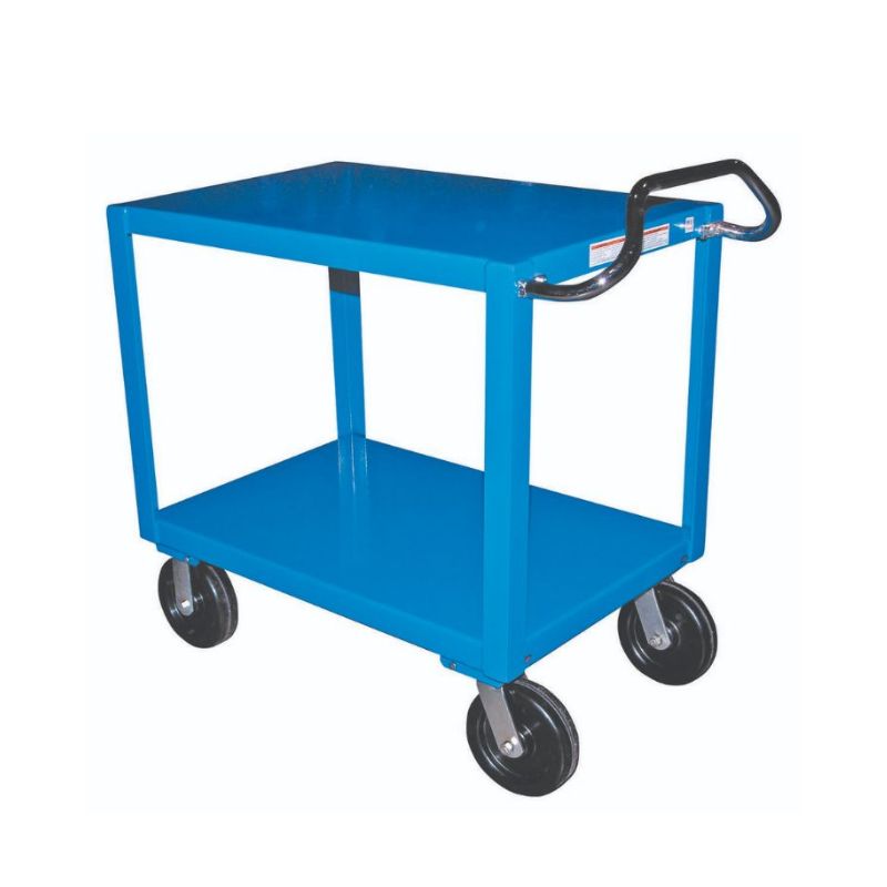 Vestil Lug-B Aluminum Nestable Multi-Use Cart With Brakes - Vestil Lug-B Aluminum Nestable Multi-Use Cart With Brakes - Material Handling