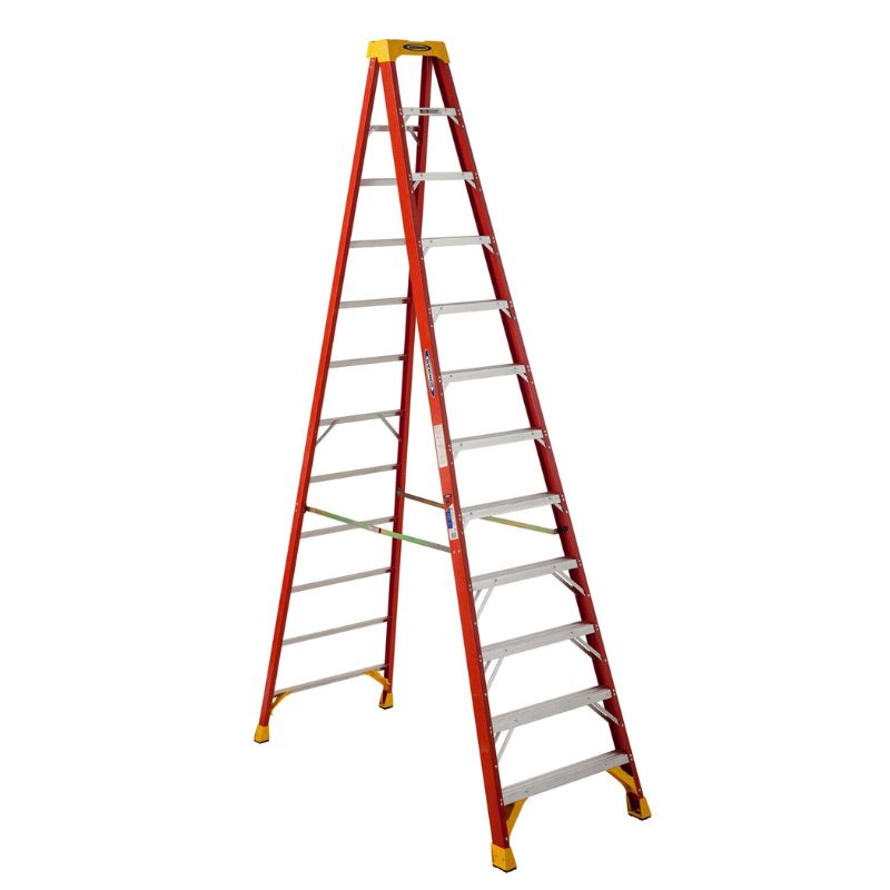 Vestil FBSL-12 Fiberglass Step Ladder