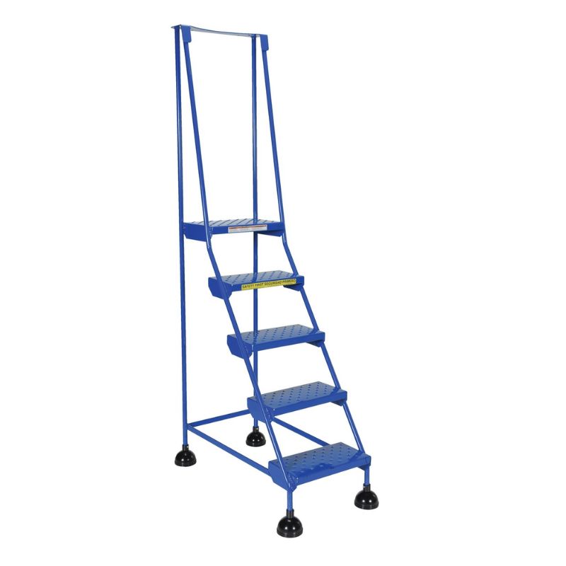 Vestil LAD-5-B-P Steel Commercial Spring Loaded Ladders