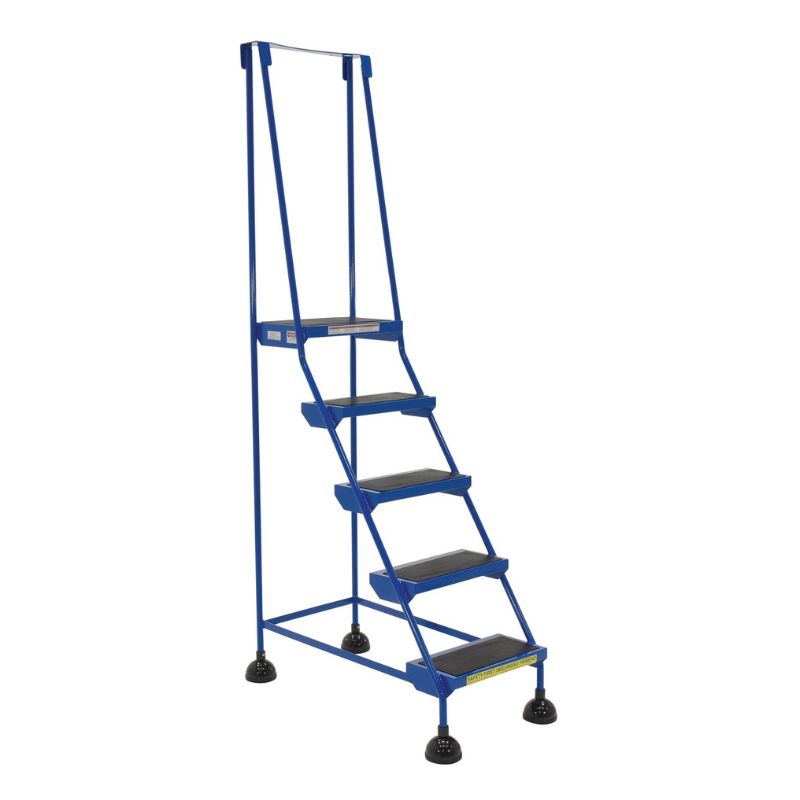 Vestil LAD-5-B Steel Commercial Spring Loaded Ladders