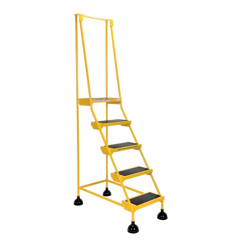 Vestil Lad-5-Y Steel Commercial Spring Loaded Ladders