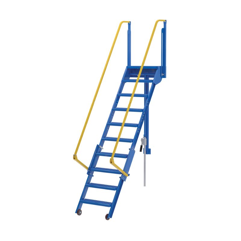 Vestil Lad-Fm-96 Steel Folding Mezzanine Ladder