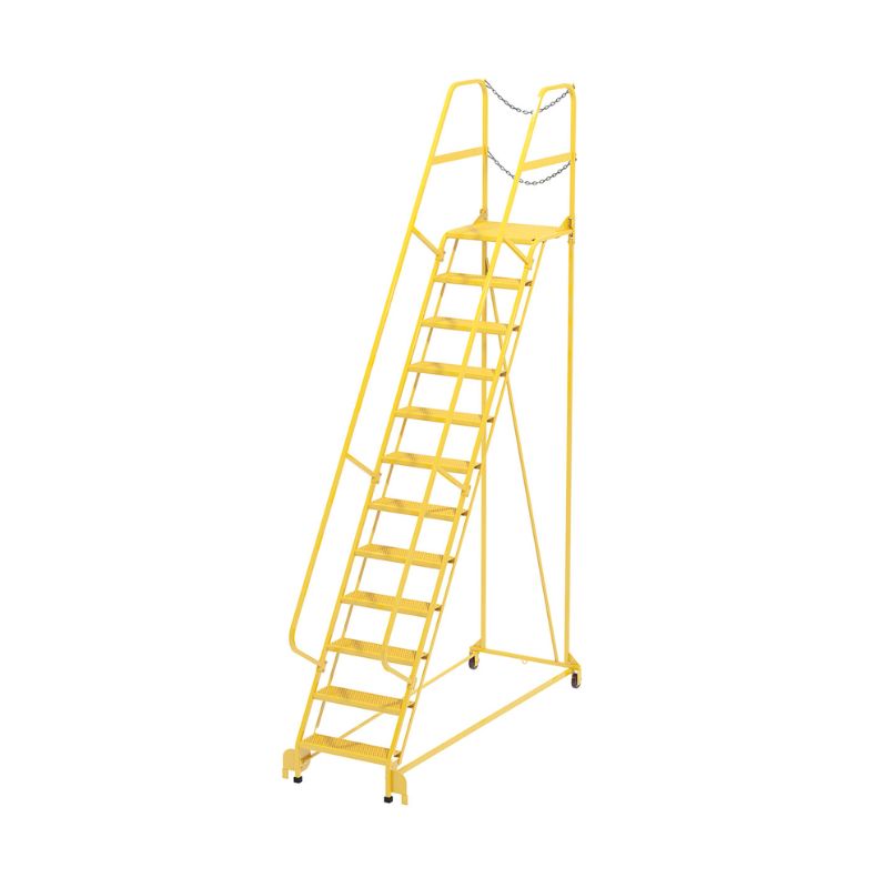 Vestil LAD-MM-12-P-YL Steel Maintenance Ladder
